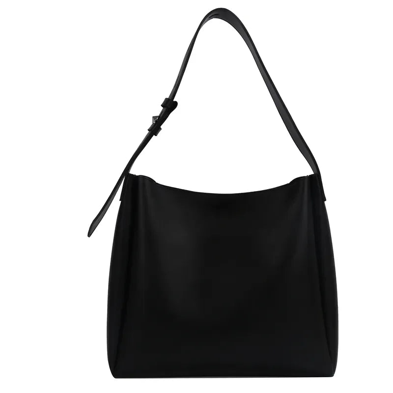SACHA - Bolso Bandolera de Piel Lisa con Cartera a Juego