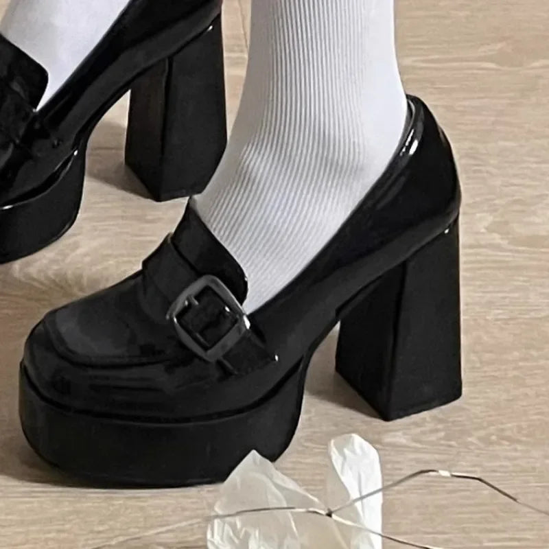 Lorna - Mocasín de Cuña Negro
