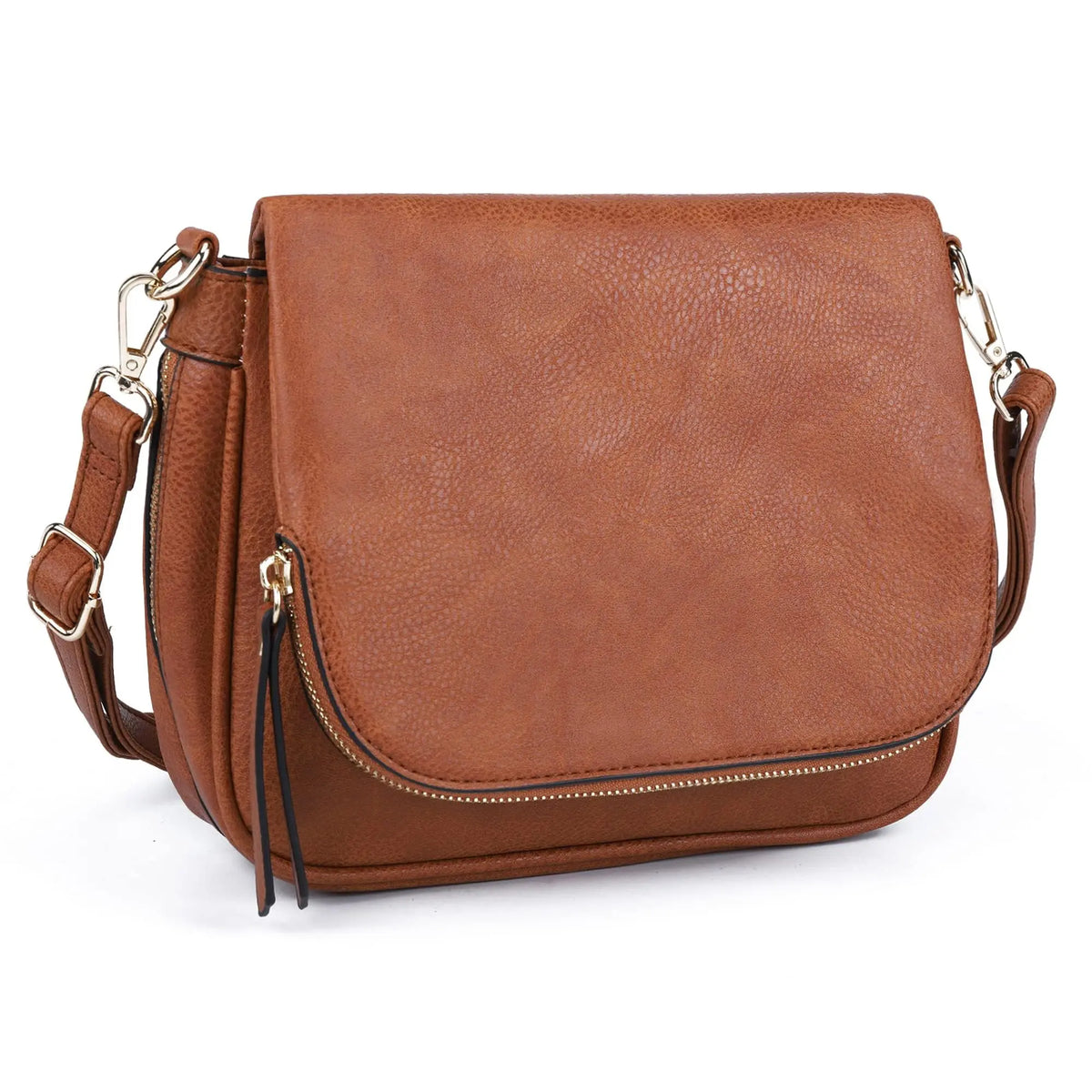 LEANA - Bolso Bandolera con Solapa
