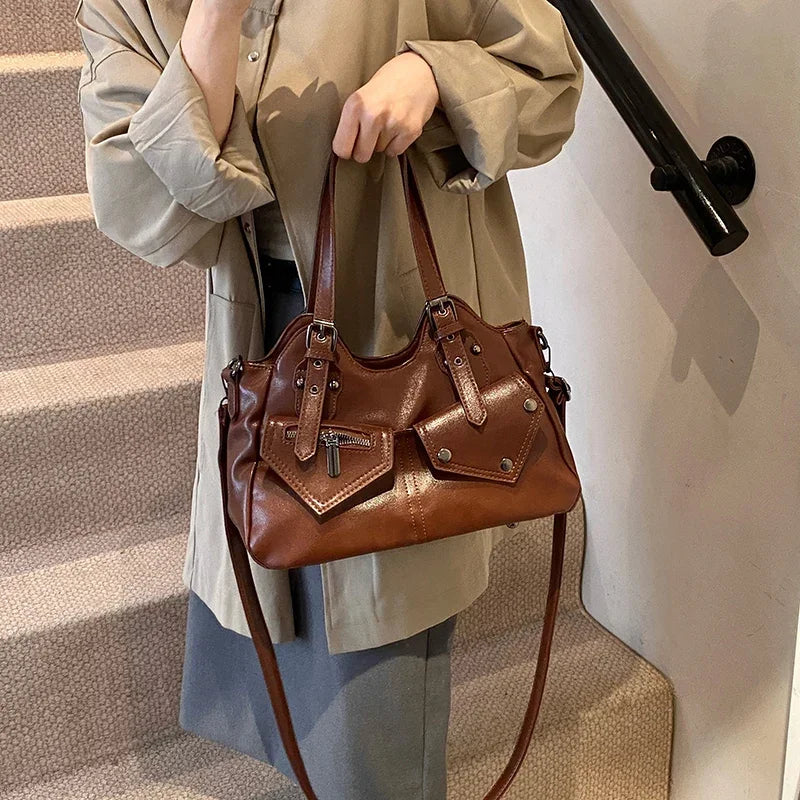 CYNTHIA - Bolso para Clases de Piel Multibolsillos - OSMARA Fashion - vista 11