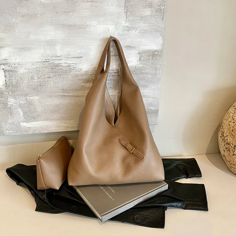 LICA - Bolso para Clases Grande de Piel Flexible - OSMARA Fashion - vista 11