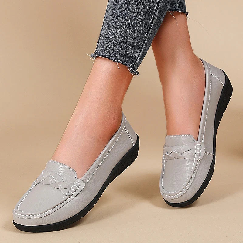 Hayley - Mocasín Flexible de Piel
