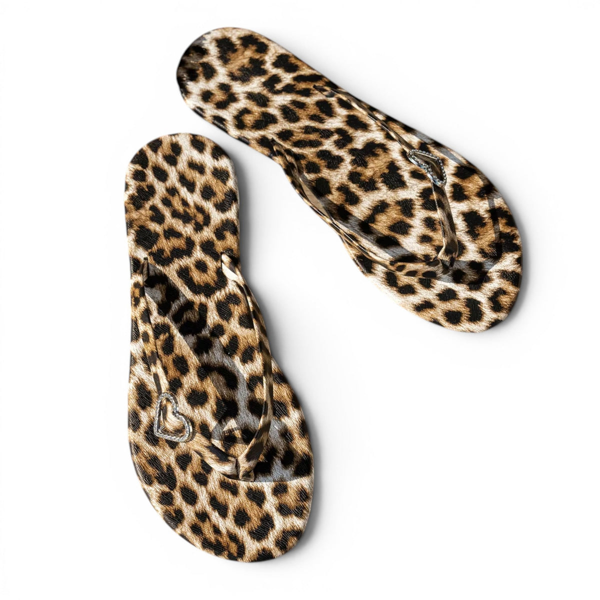 Léontine - Sandalia Plana Mujer Estampado de Leopardo Chic