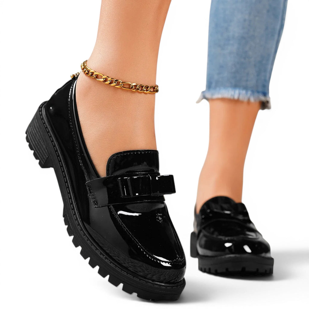 Celmya - Mocasín Mujer de Charol Chic y de Tendencia