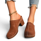 Maelyna - Zueco Mujer Casual Chic Moderno
