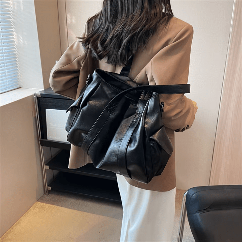 MÉLANIE - Bolso para Clases Amplio de Piel Flexible - OSMARA Fashion - vista 5
