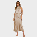 Chantal | Robe Élégante en Satin