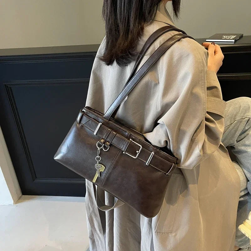 EMILIA - Bolso de Piel Elegante con Bandolera