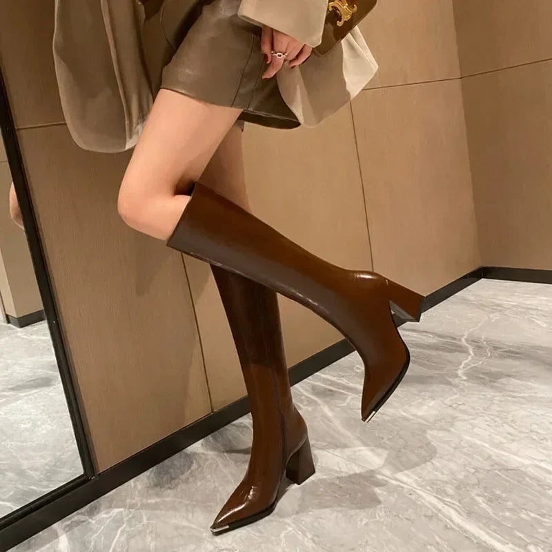 Liv - Bota Alta de Tacón Alto