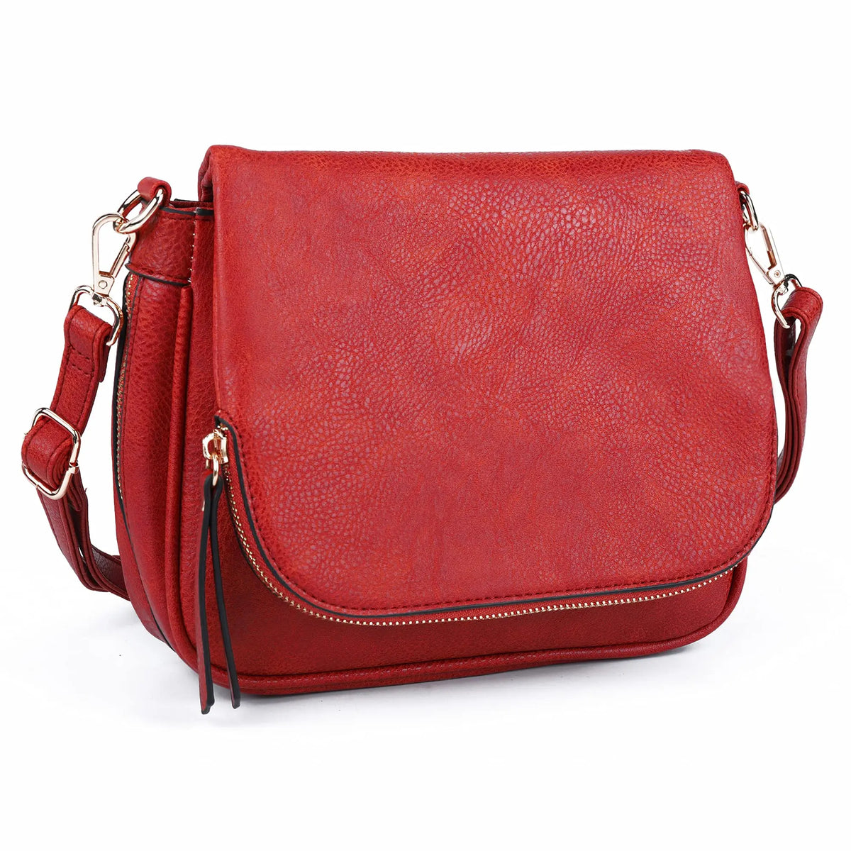 LEANA - Bolso Bandolera con Solapa
