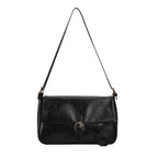 LAVA - Bolso Bandolera Retro de Piel Lisa