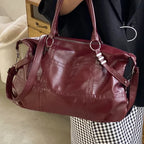 SEWY - Bolso para Clases Vintage de Piel - OSMARA Fashion - vista 7