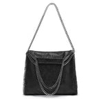 KONIE - Bolso de Piel Flexible con Bandolera de Cadena