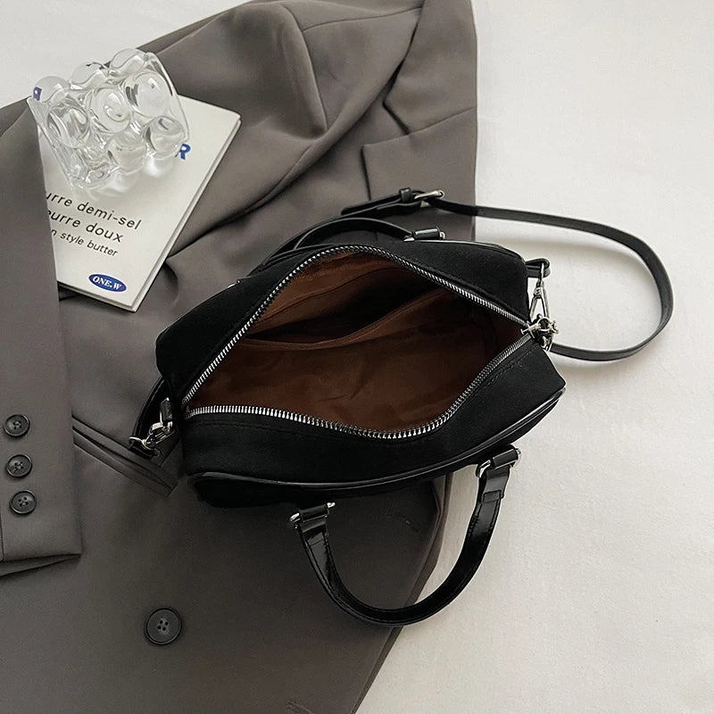 MOLY - Bolso Bandolera de Ante