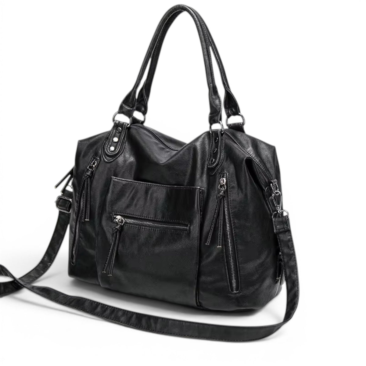 QARYA - Bolso para Clases de Piel Multibolsillos - OSMARA Fashion - vista 8