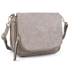 LEANA - Bolso Bandolera con Solapa