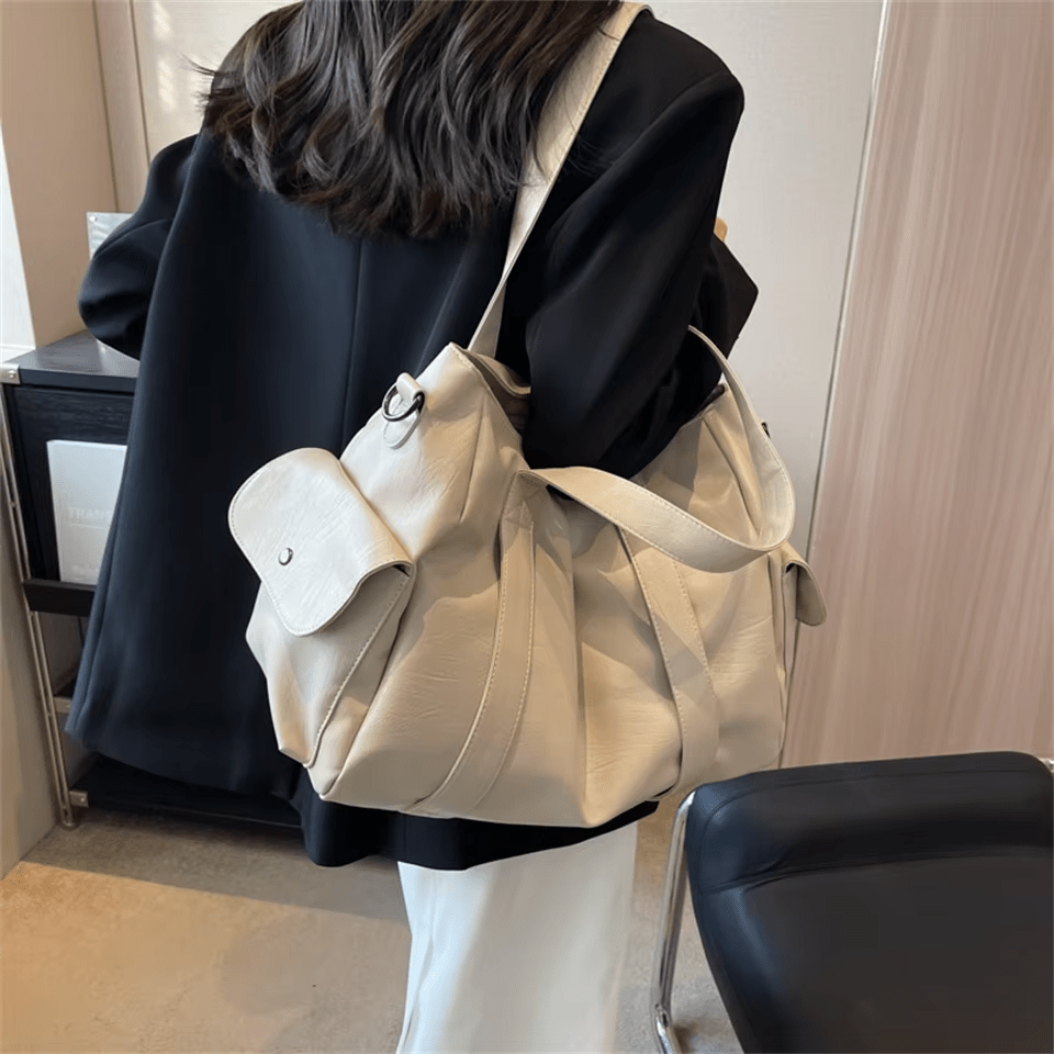MÉLANIE - Bolso para Clases Amplio de Piel Flexible - OSMARA Fashion - vista 6