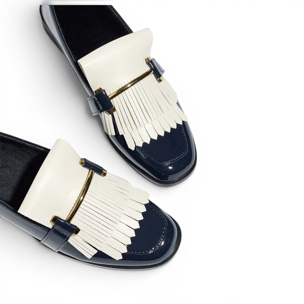 Erelia - Mocasín Mujer de Charol Flecos Elegantes