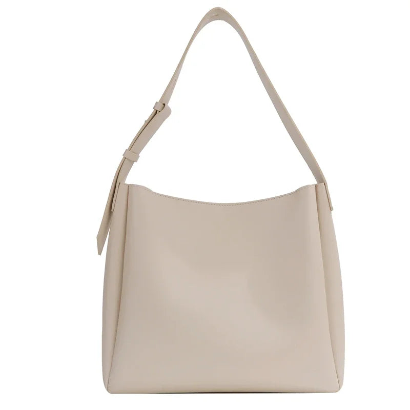 SACHA - Bolso Bandolera de Piel Lisa con Cartera a Juego