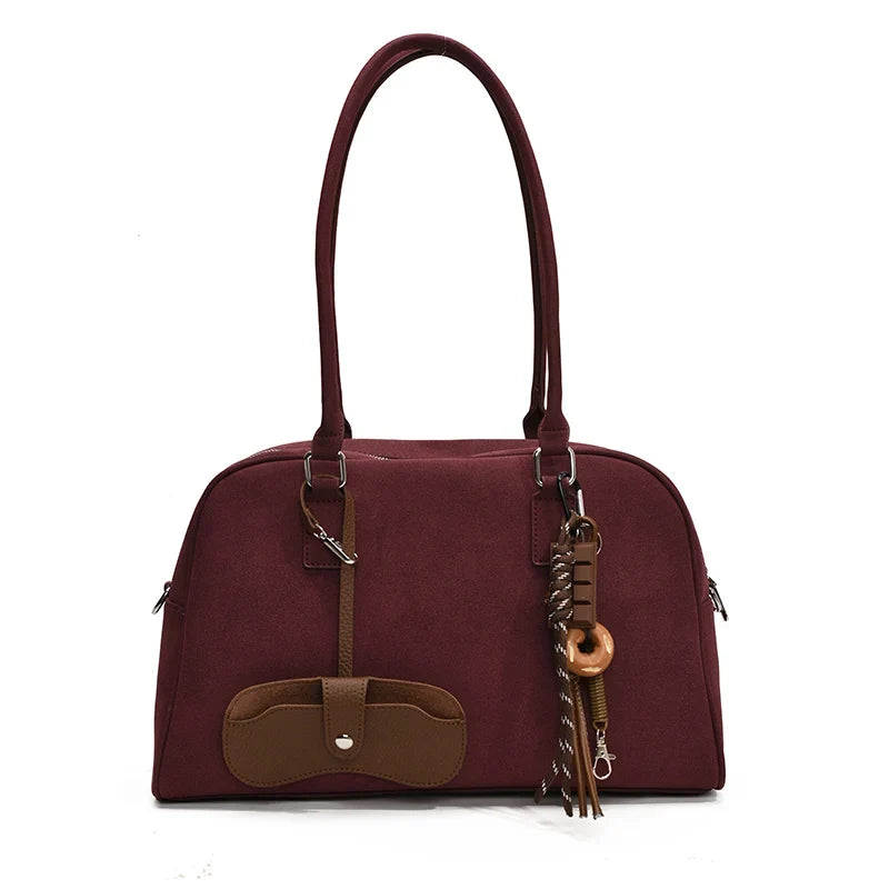 MARIA - Bolso Bandolera para Clases de Ante - OSMARA Fashion - vista 4