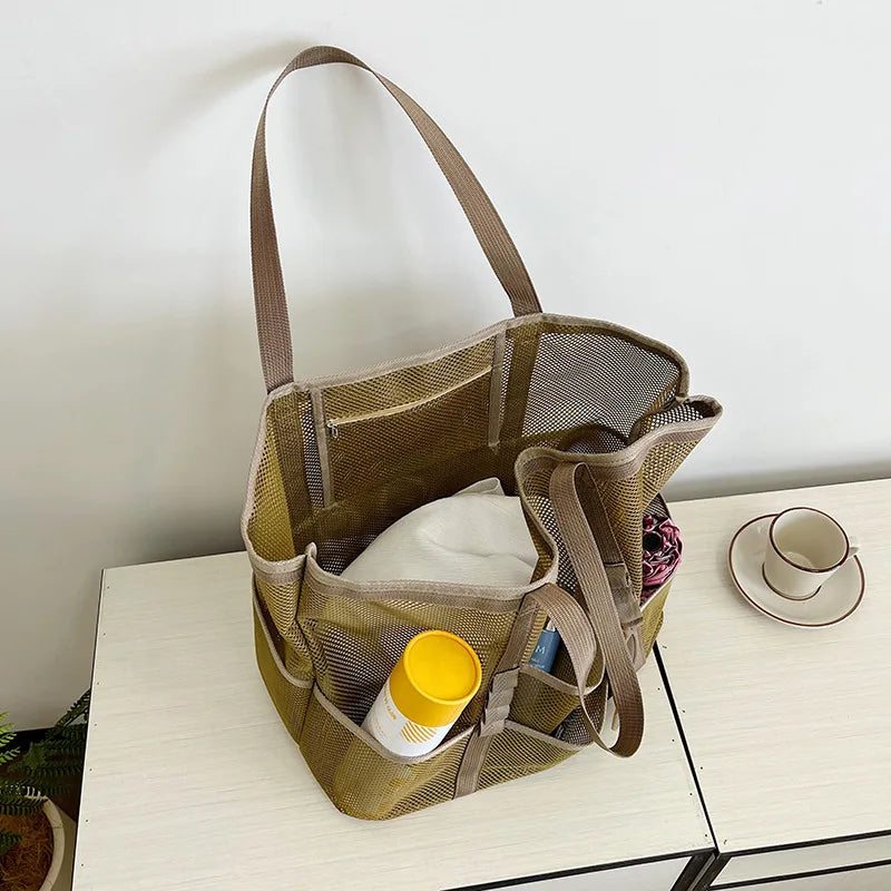 NELLY - Bolso de Playa Grande Transparente - OSMARA Fashion - vista 15