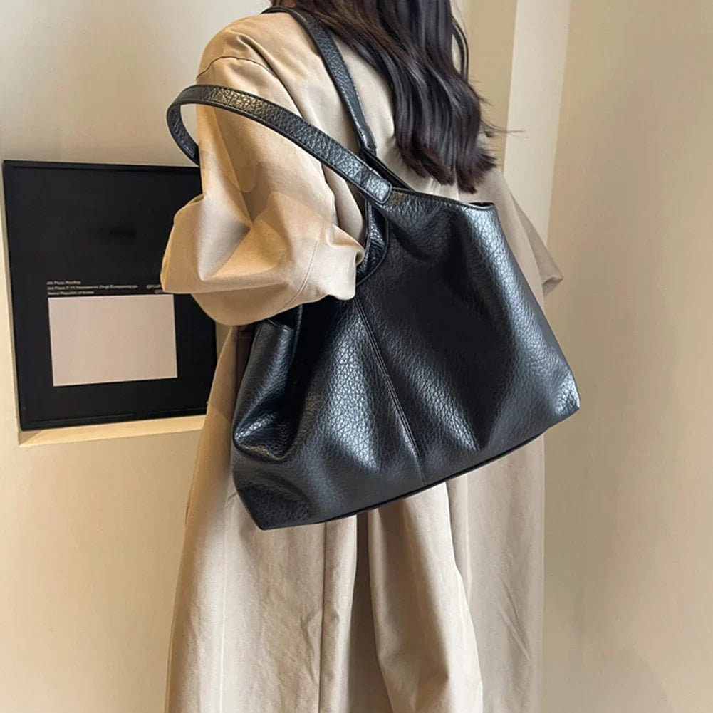 EVA - Bolso Grande Vintage de Cuero Resistente
