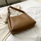SACHA - Bolso Bandolera de Piel Lisa con Cartera a Juego