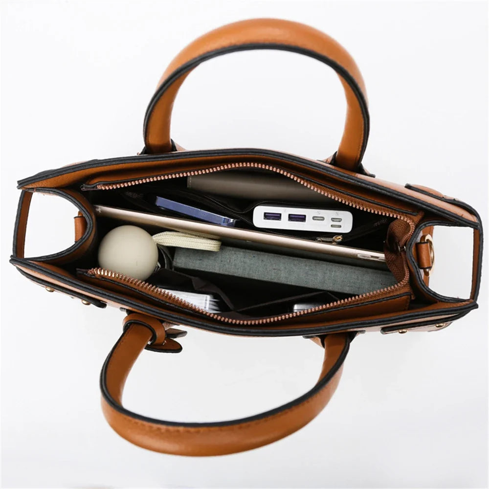 ESTRELLA - Bolso Bandolera Rectangular de Piel