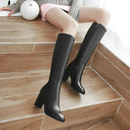 Hedda - Botas Alta Elegante de Tacón Alto