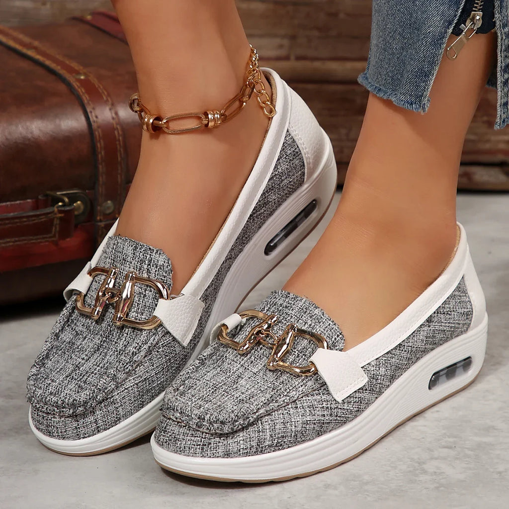 Keben - Mocasín de Cuña Mujer de Suela Air