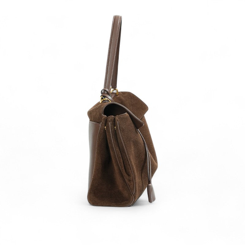 KELLY - Bolso Grande Chic de Gamuza