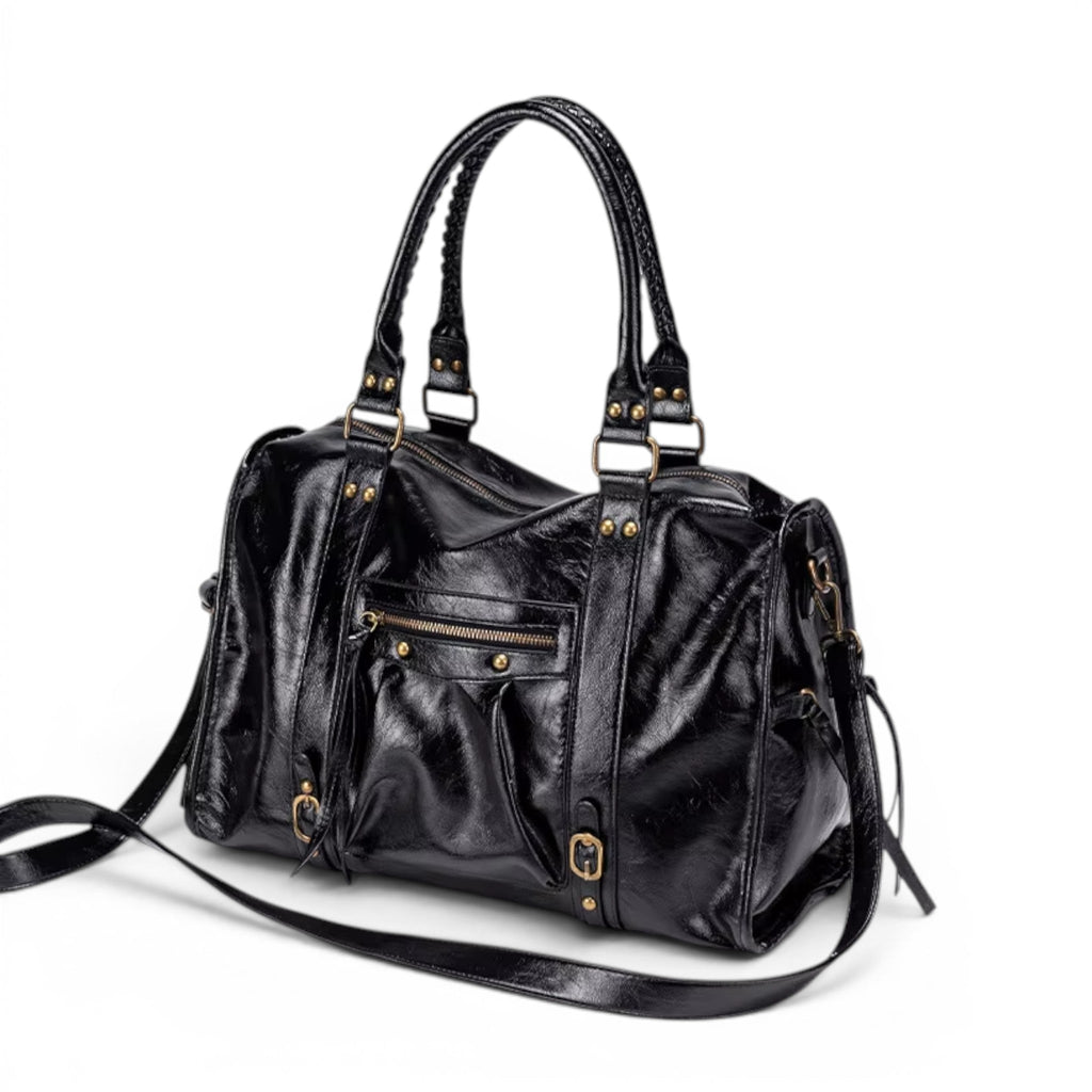 DARYA - Bolso para Clases Grande de Piel Vintage - OSMARA Fashion - vista 6