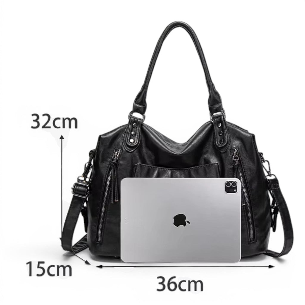 QARYA - Bolso para Clases de Piel Multibolsillos - OSMARA Fashion - vista 10