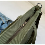 WILLA - Bolso para Clases Grande de Pana - OSMARA Fashion - vista 10
