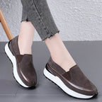 Bonbon - Mocasín de Cuña Mujer de Ante