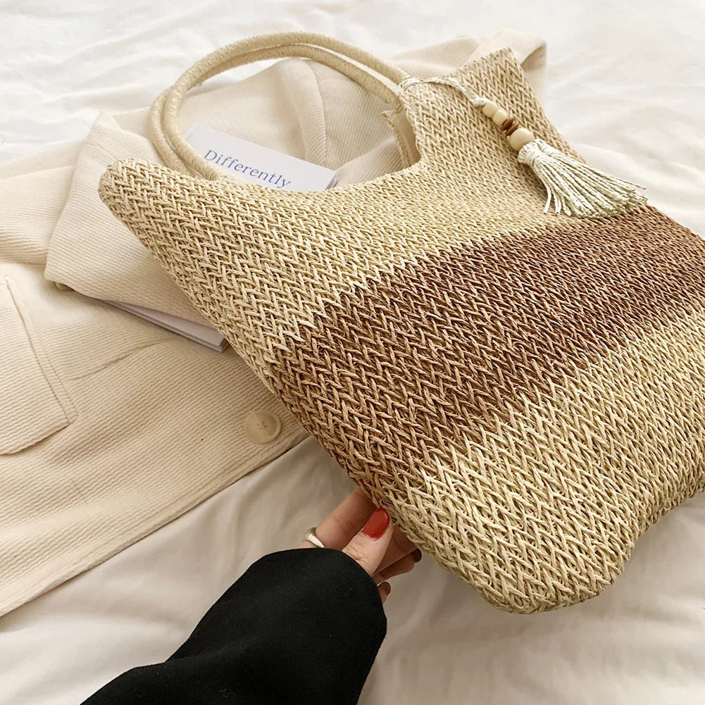 REMA - Bolso de Playa de Rafia - OSMARA Fashion - vista 5