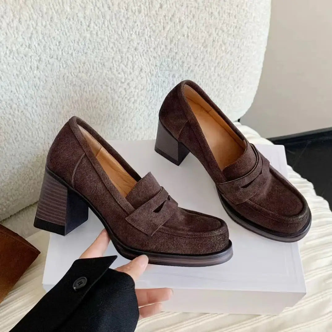Daisy - Mocasín de Tacón Alto
