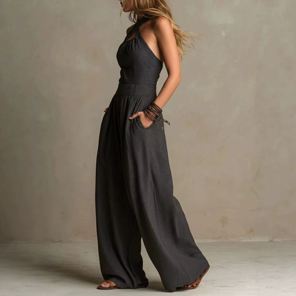 Alva | Mono Elegante con Escote Cruzado - OSMARA Fashion - vista 4