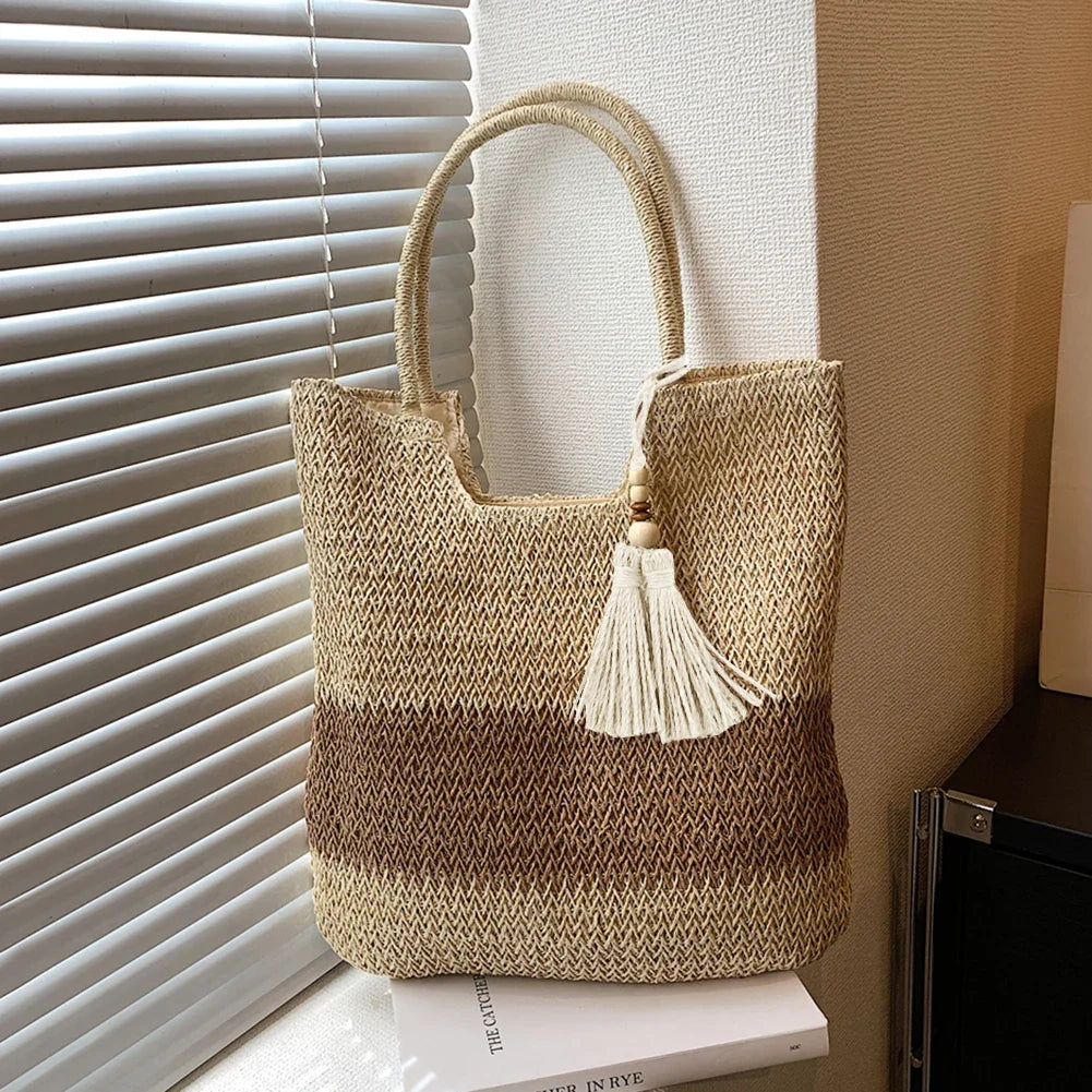 REMA - Bolso de Playa de Rafia - OSMARA Fashion - vista 4