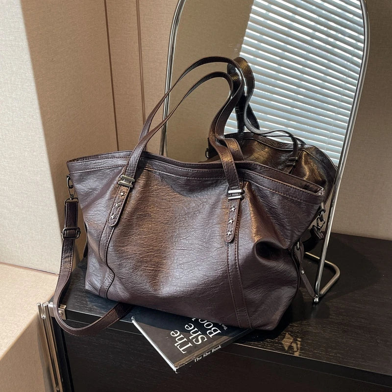MIA - Bolso para Clases Grande de Piel - OSMARA Fashion - vista 3