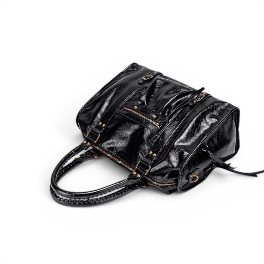 DARYA - Bolso para Clases Grande de Piel Vintage - OSMARA Fashion - vista 12