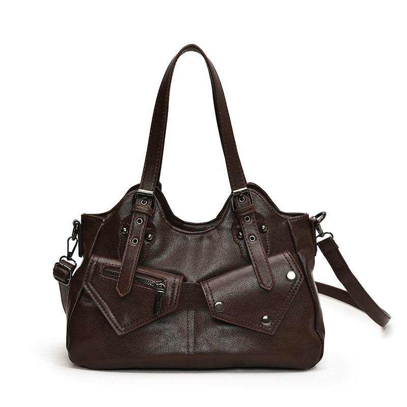 CYNTHIA - Bolso para Clases de Piel Multibolsillos - OSMARA Fashion - vista 2