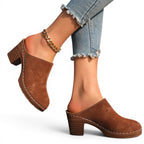 Maelyna - Zueco Mujer Casual Chic Moderno