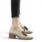 Bellarya - Mocasín Mujer de Charol Lazo Elegante