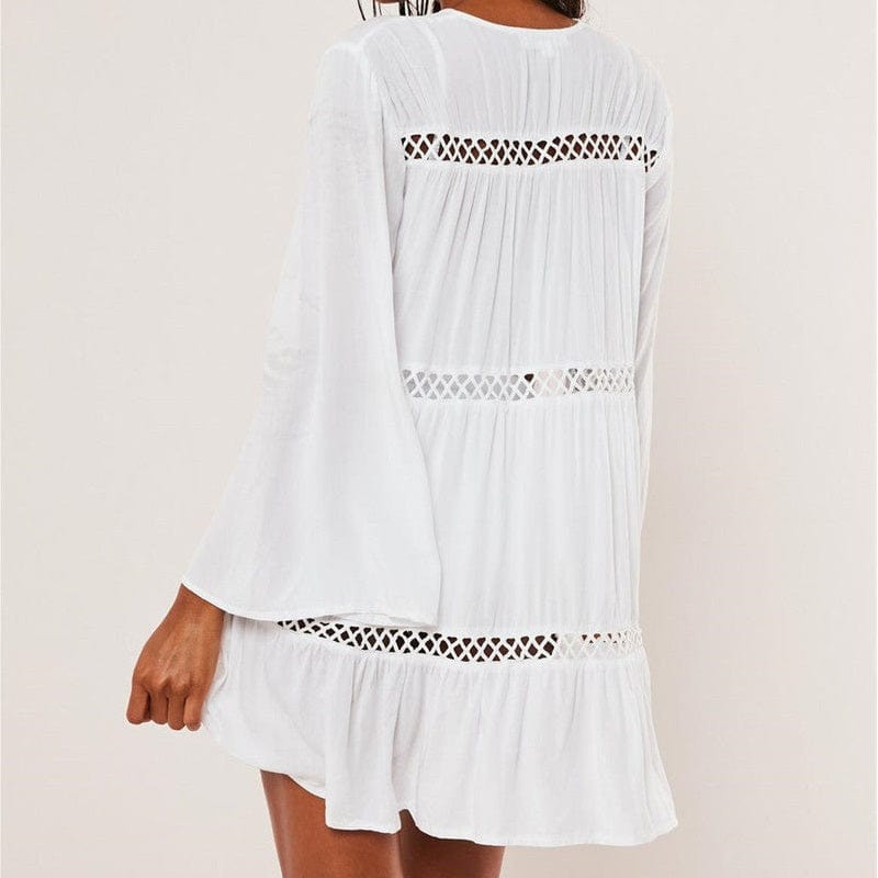 Vestido corto de playa
