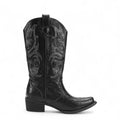 Hailley - Bota Campera Baja de Tacón de Piel