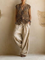 Kajsa | Conjunto de Mezcla de Lino - OSMARA Fashion - vista 2
