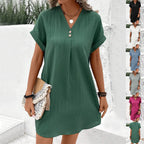 Atália | Cómodo vestido con cuello en V - OSMARA Fashion - vista 6