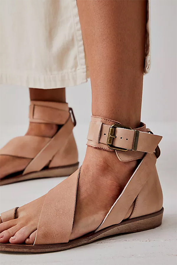 Sandalias de Playa Retro con Borlas Estilo Romano