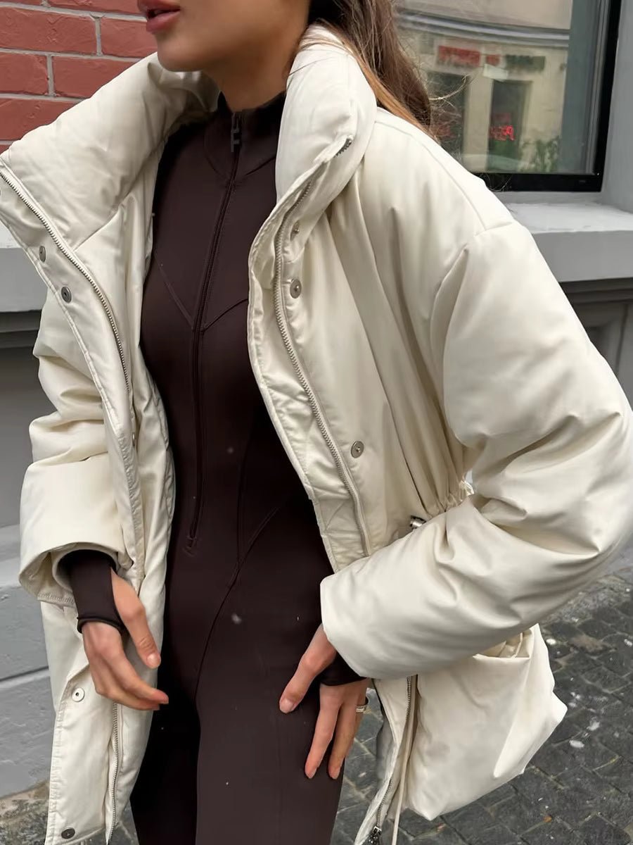 Abrigo Acolchado Emily con Cuello Alto